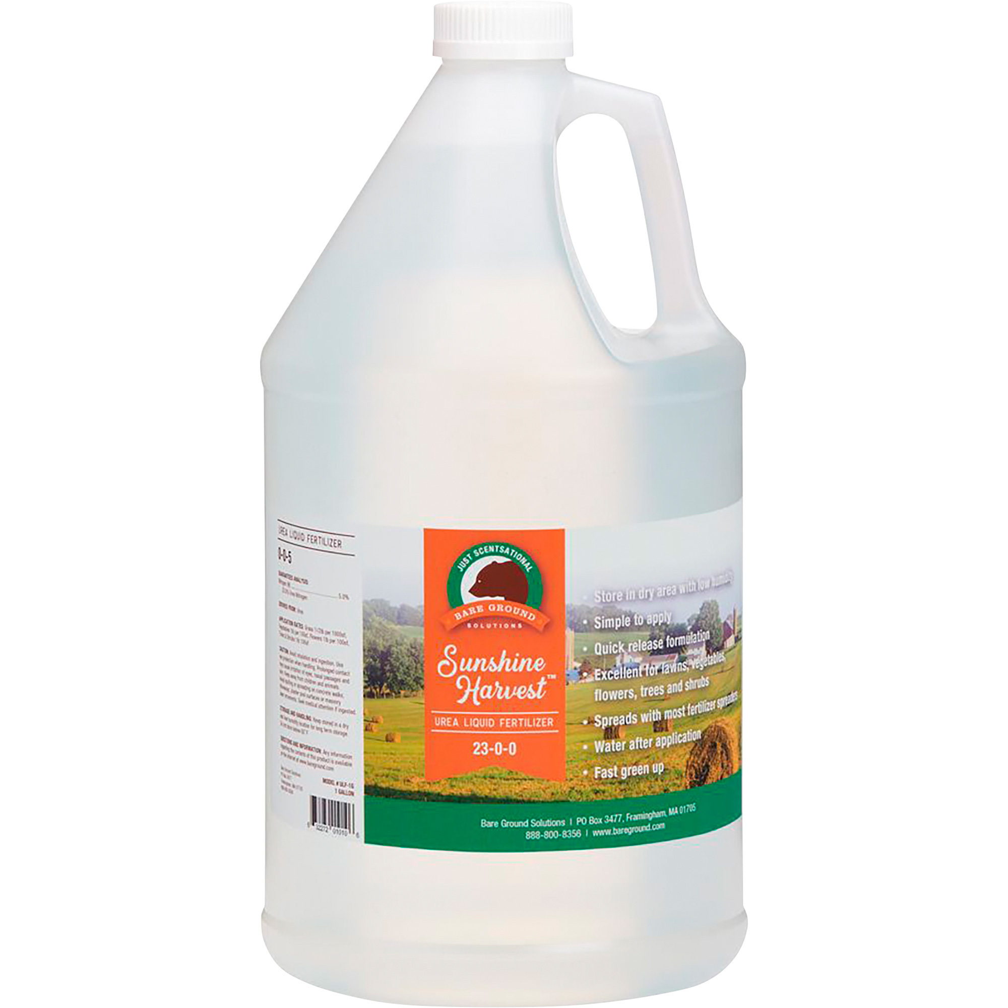 Bare Ground NuJS Just Scentsation Sunshine Harvest Liquid Urea Fertilizer — 1-Gallon, Model# ULF-1G